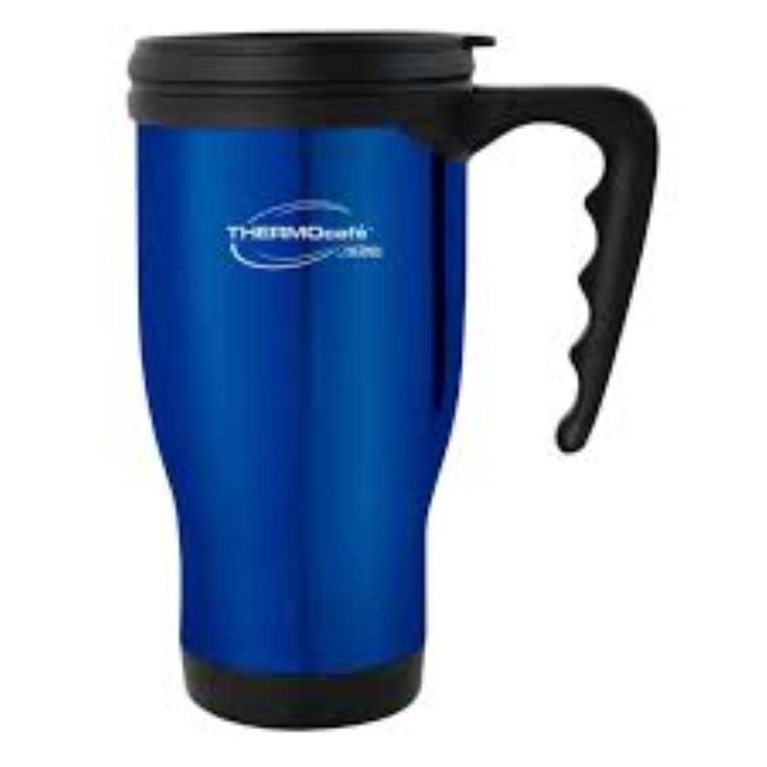 THERMOS TRAVEL MUG BLUE 400ML
